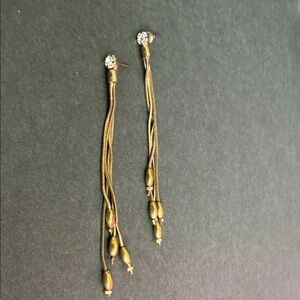 Chic Gold Dangle Earrings